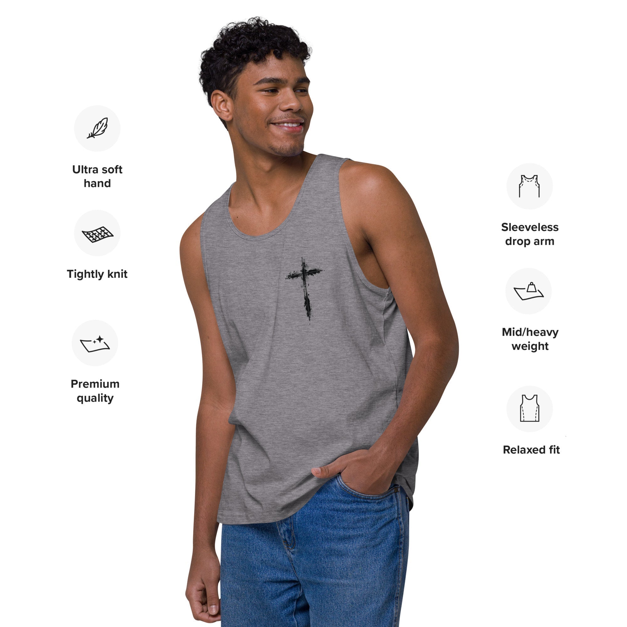 Mens premium tank